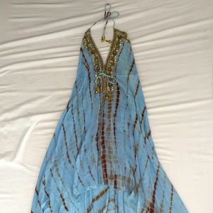 long flowing vacation dress